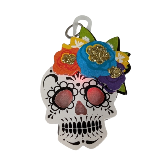 LED light up sugar skull earrings - Picture 4 of 5